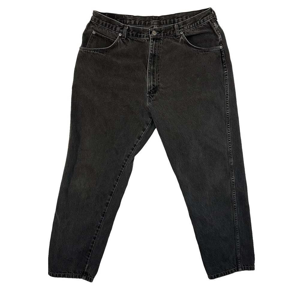 Wrangler Relaxed Fit Black Jeans Cowboy Western Rodeo Country Work‎ Pants